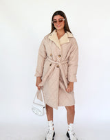 מעיל טרנץ פוך פרווה