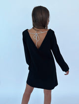 שמלת מידי קשירה בגב