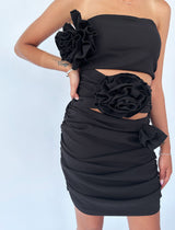 שמלת מיני פרחים