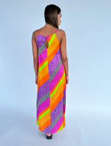 שמלת פרינט מקסי קזואל