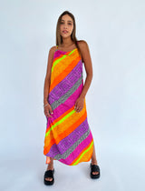 שמלת פרינט מקסי קזואל