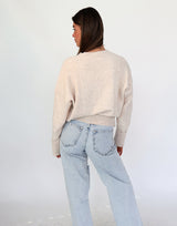 קרדיגן סריג דמוי כיסים