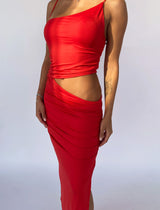 שמלה פתח בבטן