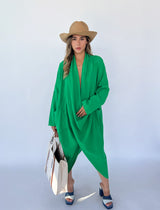 שמלה עם שילובי גינס