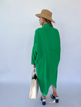 שמלה עם שילובי גינס