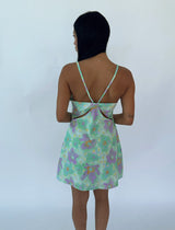 שמלת מיני פרחונית