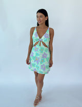 שמלת מיני פרחונית