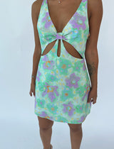 שמלת מיני פרחונית