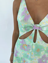 שמלת מיני פרחונית