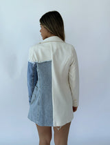 גקט מחויט שילוב גינס