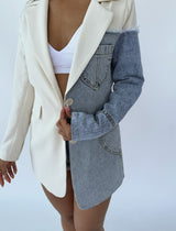 גקט מחויט שילוב גינס