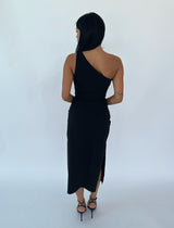 שמלת מקסי כתף אחת