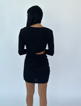 שמלת ערב שוורולים ארוכים