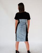 שמלה מידי שילוב גינס