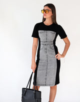 שמלה מידי שילוב גינס