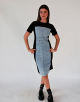 שמלה מידי שילוב גינס