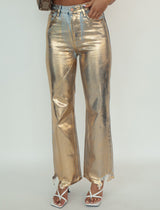 גינס מטאלי זהב