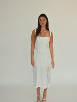 שמלת מקסי בד רשת