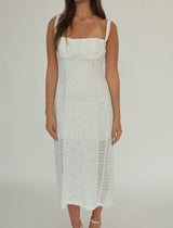 שמלת מקסי בד רשת