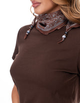 טישרט שילוב בנדנה