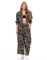 חליפה הדפס צבאי