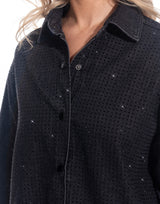 חולצת ג'ינס אבנים