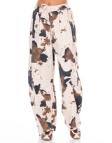 ג'ינס הדפס פרה גומי