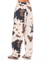 ג'ינס הדפס פרה גומי