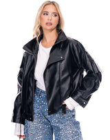 ג׳קט דמוי עור