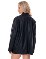 ג׳קט דמוי עור מחויט