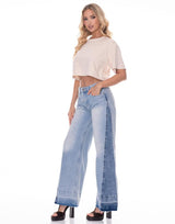 חולצת קרופ יהלומים