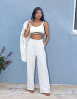 מכנס גומי מודפס במותן