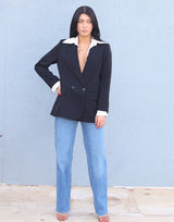 גקט מחוייט צווארון