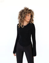 חולצת ניטים שרוול ארוך