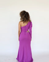 שמלה מקסי כתף אחת