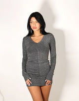 שמלת מיני ערב V