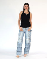 גופייה שילוב ניטים