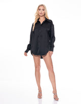 מכופתרת גב תחרה