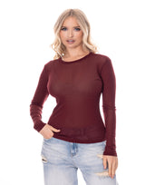 חולצת שיפון צמודה