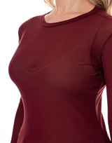 חולצת שיפון צמודה