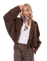 ג׳קט בלון בד סוויד