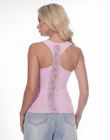 גופייה ריב תחרה בגב