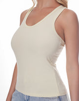 גופייה ריב תחרה בגב