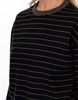 חולצה קרופ פסים