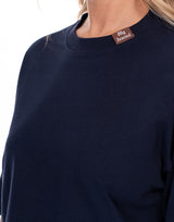 חולצה קרופ הדפס בגב