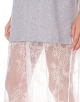 שמלת טישרט תחרה