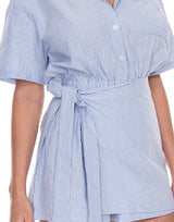 אוברול פסים קשירה