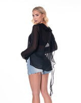 חולצת שיפון מלמלה