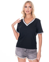 חולצה בייסיק רקמה