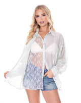 מכופתרת תחרה